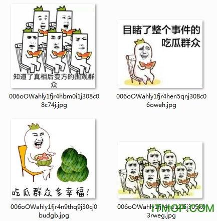 低头吃瓜图片表情包,低头吃瓜表情包，解锁幽默新姿势